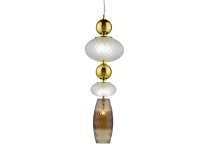 HARMONY BIG SATIN - LED Borosilicate glass pendant lamp _ Euroluce Lampadari